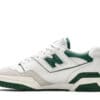 Inner Side View of New Balance 550 White Green Sneaker