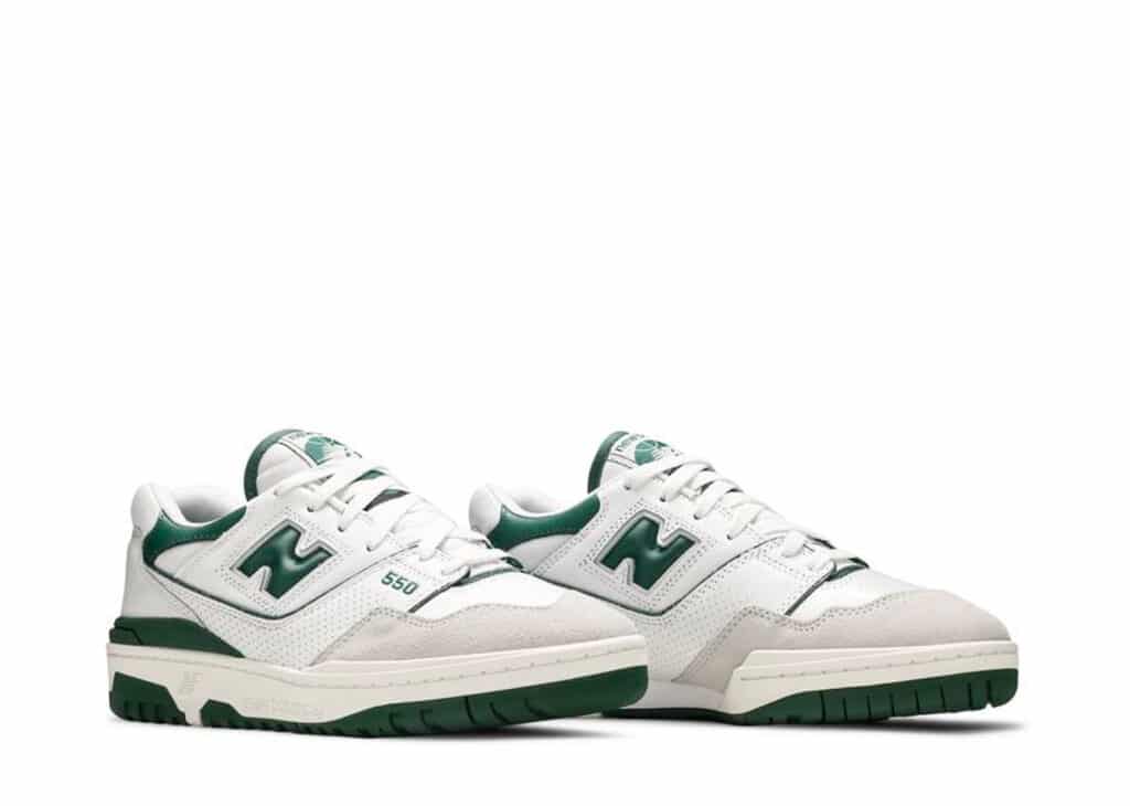 New Balance 550 White Green Sneakers KickSTW