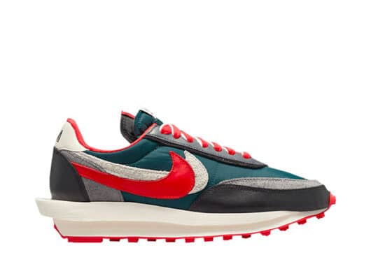 Nike LD Waffle sacai Undercover Midnight Spruce University Red