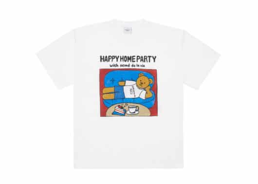 ADLV Happy Home Party Tee White