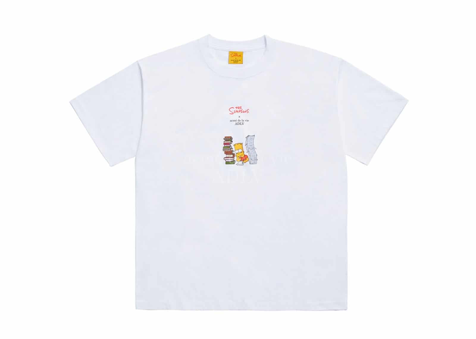 Buy ADLV x Simpsons Homework Bart Tee White Online in Australia | KickSTW