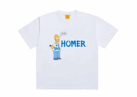 ADLV x Simpsons Paint Homer Tee White