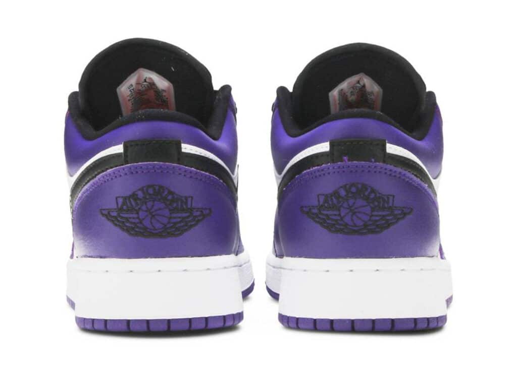 air jordan 1 low court purple white