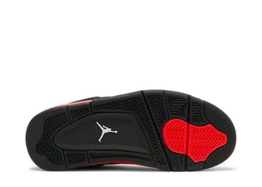 Air Jordan 4 Retro Red Thunder Sole View