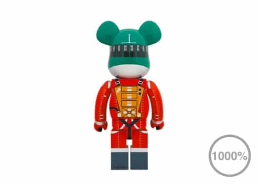 Bearbrick 2001: a space odyssey Space Suit Green Helmet & Orange Suit 1000% - Image 2