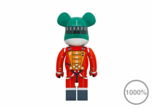 Bearbrick 2001: a space odyssey Space Suit Green Helmet & Orange Suit 1000%