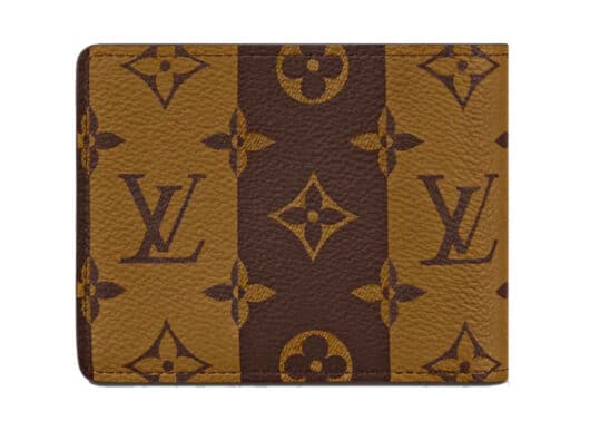 Louis Vuitton x Nigo Multiple Wallet Monogram Stripes Brown