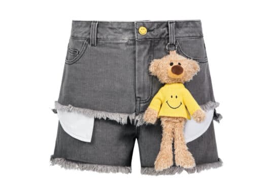 13De Marzo Palda Bear Velcro Patch Shorts Black