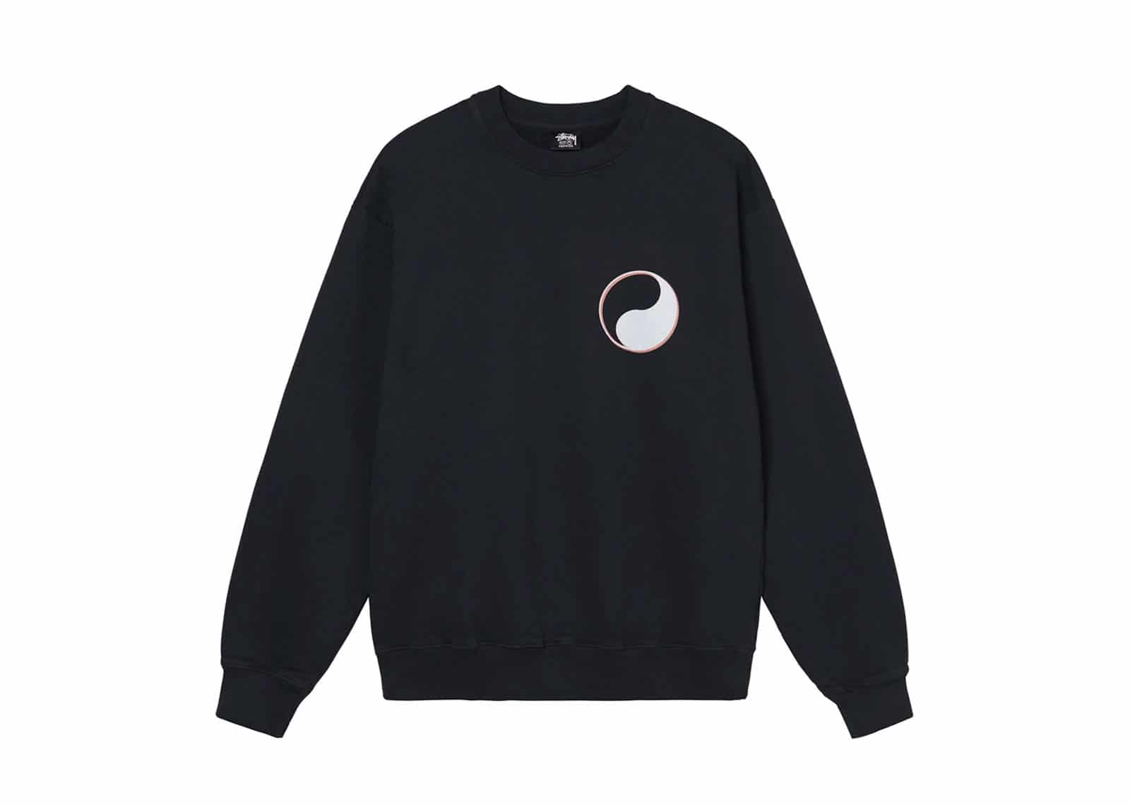 Buy Stussy x Our Legacy Drop Shadow Pig. Dyed Crewneck Black