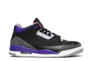 Air Jordan 3 Retro Black Court Purple