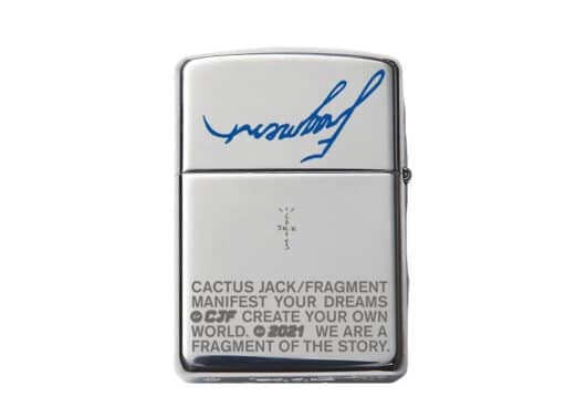 Travis Scott Cactus Jack For Fragment From Our Minds Zippo Silver - Image 2