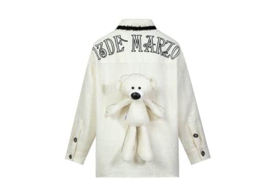 13De Marzo Palda Bear Shirt White