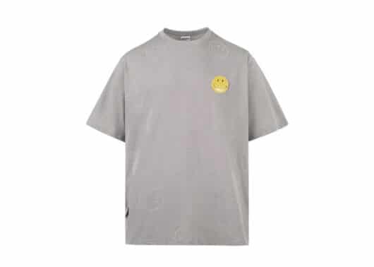 13De Marzo Allover Smiley Palda Bear Tee Grey - Image 2