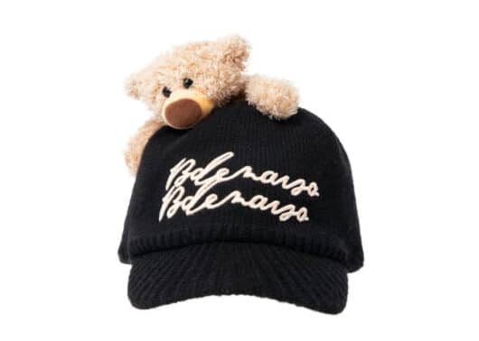 13De Marzo Palda Bear Knit Cap Black