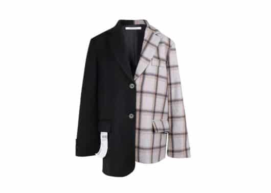 13De Marzo Plaid Blazer Jacket Black
