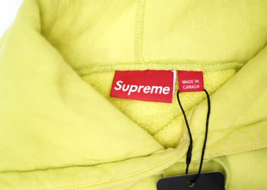 Supreme Acid Green Box Logo Hoodie SizeM 2012 - Image 3