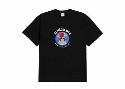 ADLV Baby Face Mini Rainbow Hair Tee Black