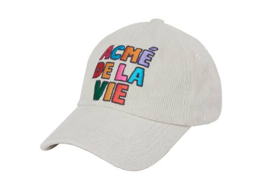 ADLV Colorful Corduroy Ball Cap Ivory