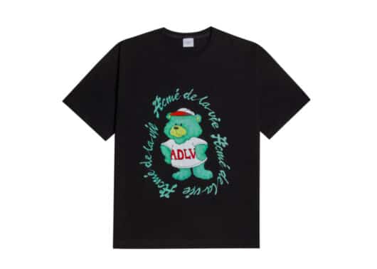 ADLV Green Bear Tee Black