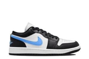 Air Jordan 1 Low Black University Blue White (W)