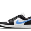 Air Jordan 1 Low Black University Blue White (W) - Image 2