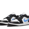 Air Jordan 1 Low Black University Blue White (W) - Image 5
