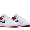 Air Jordan 1 Low White Gym Red (GS) - Image 5