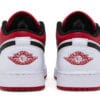 Air Jordan 1 Low White Gym Red (GS) - Image 4