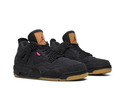 Air Jordan 4 Retro Levis's Black - Image 5