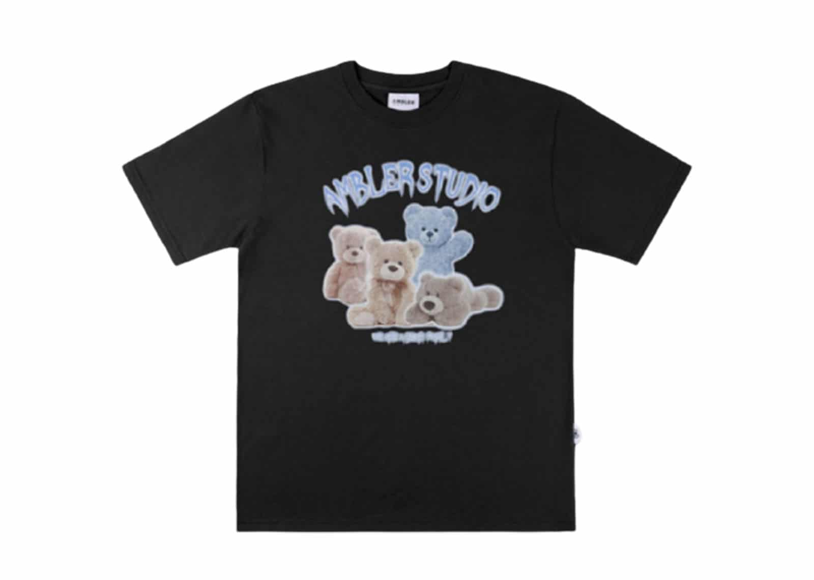 Buy Ambler Bear World Tee Black AS813 Online in Australia | KickSTW