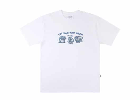 Ambler Let Your Body Relax Tee White AS829