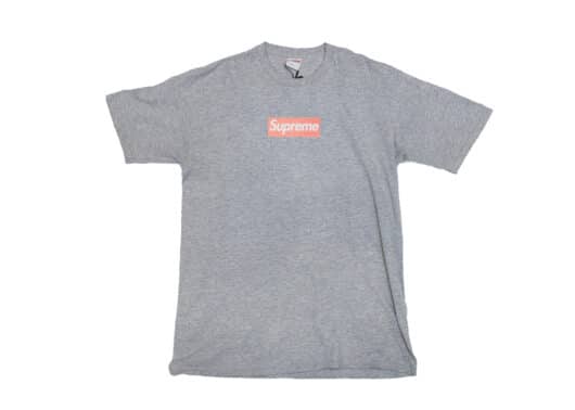 Supreme Orange Box Logo 1999 Tee Grey Size L