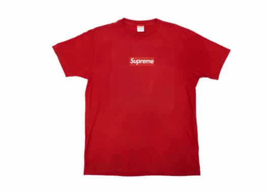 Supreme Red Box Logo 2015 Tee Red Size L