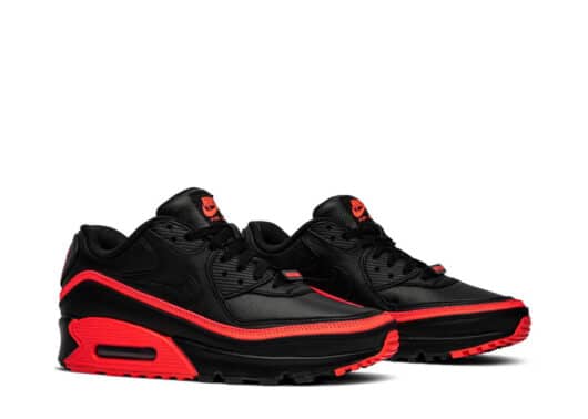 Nike Air Max 90 Undefeated Black Solar Red - Image 2