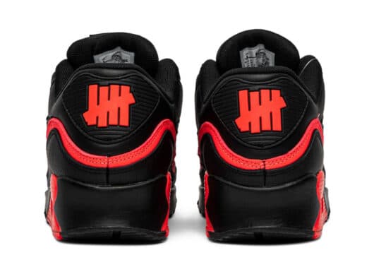 Nike Air Max 90 Undefeated Black Solar Red - Image 3