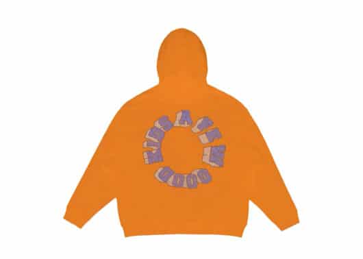 A Few Good Kids Rhinestone Logo Hoodie Orange