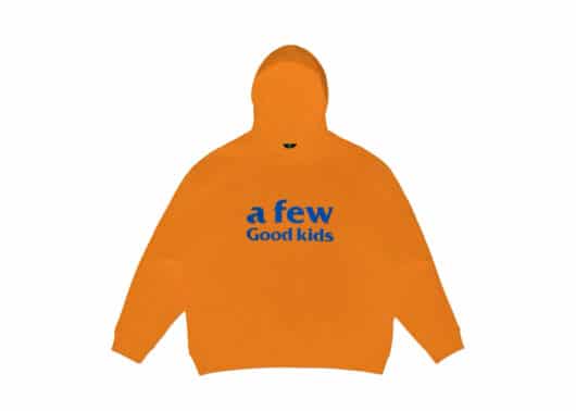 A Few Good Kids Rhinestone Logo Hoodie Orange