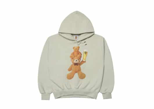 ADLV Double Bears Hoodie Light Grey