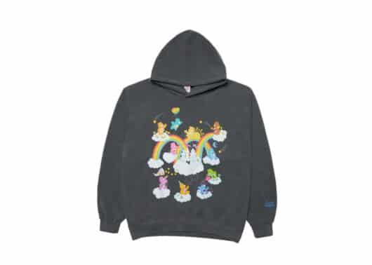ADLV x Care Bears Rainbow Hoodie Washed Charcoal