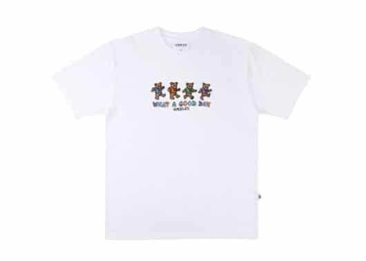Ambler 4color Bear Tee White AS807