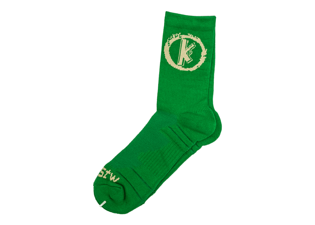 Buy KICKSTW Crew Socks Green Online in Australia KickSTW