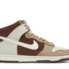 nike dunks high light chocolate