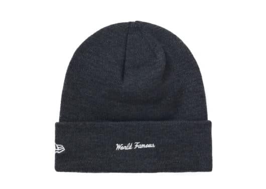 Supreme New Era Box Logo Beanie (FW21) Charcoal - Image 2