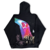 Travis Scott Face Melt Hoodie Black Back