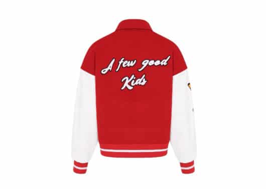 A Few Good Kids Logo Varsity Jacket Red