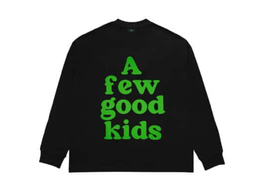 A Few Good Kids Melting Logo L/S Tee Black