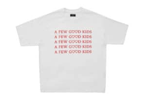 A Few Good Kids Repeat Logo Tee White