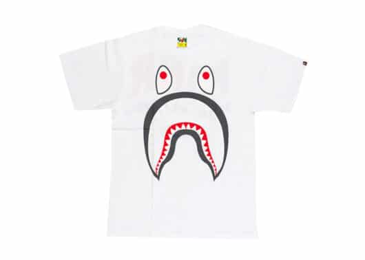 Bape PONR Shark Tee White