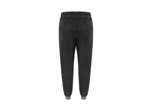 Galliano Landor Logo Corduroy Pants Dark Grey - Image 2