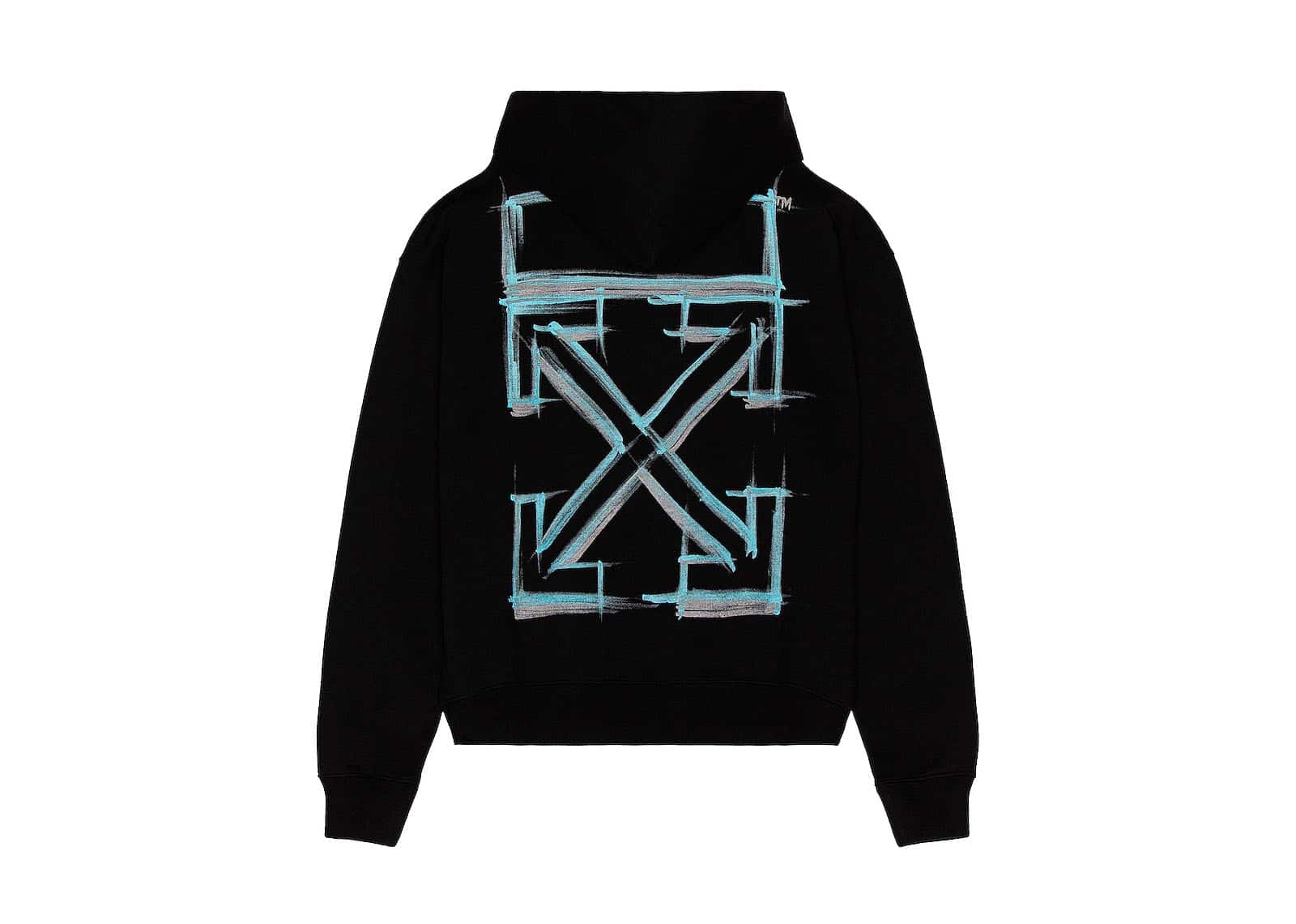 Buy Off White Maker Over Skate Oversized Hoodie Black Online in ...